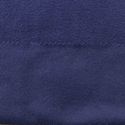 Флис DTY 19-3920, 180 г/м2, шир. 150 см, цвет т.синий - купить в Омске. Цена 646.04 руб.