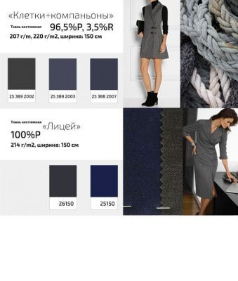 Ткань костюмная клетка 24379 2064, 230 гр/м2, шир.150см, цвет т.синий/бел/кр - купить в Омске. Цена 539.74 руб.